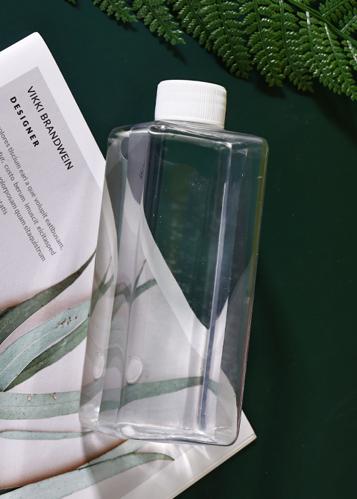 200ml PET diaphanum quadratum utrem plana