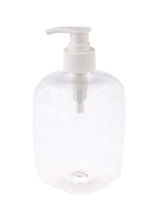 500ml PET Pineapple Gel Lotion Pump Bottle