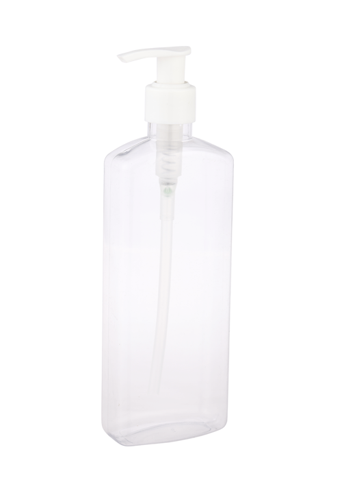 400ml PET diaphanum plana quadratum utrem lotionis sentinam manu utrem sanitizer